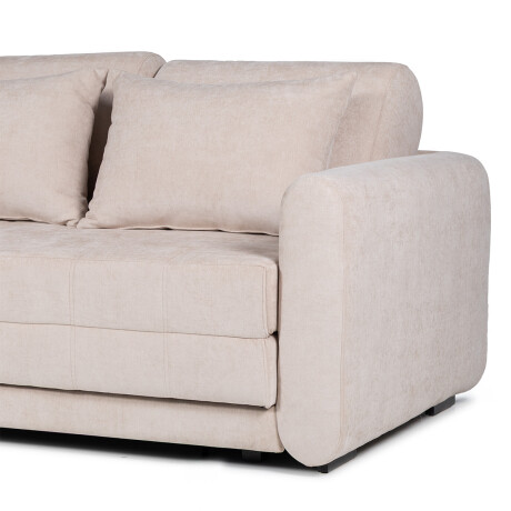 Sofá Cama Parma - Tela Microfibra 3012 (Beige)
