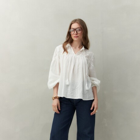 BLUSA LIBERTAD Blanco