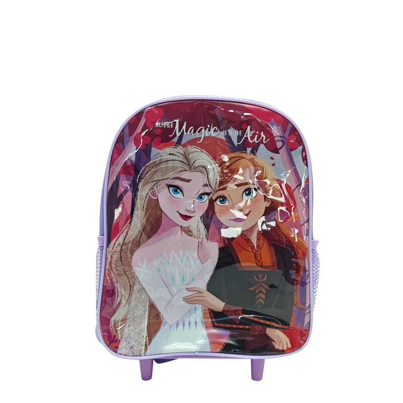 Mochila Disney Frozen c/Carro Lila