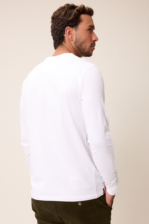 T-SHIRT M/L LEOZ POLANCO Blanco