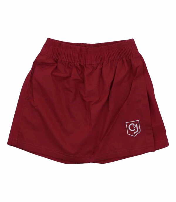 Short pollera Colegio Inglés Bordeaux