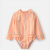 Traje baño con filtro UV carters striped orange