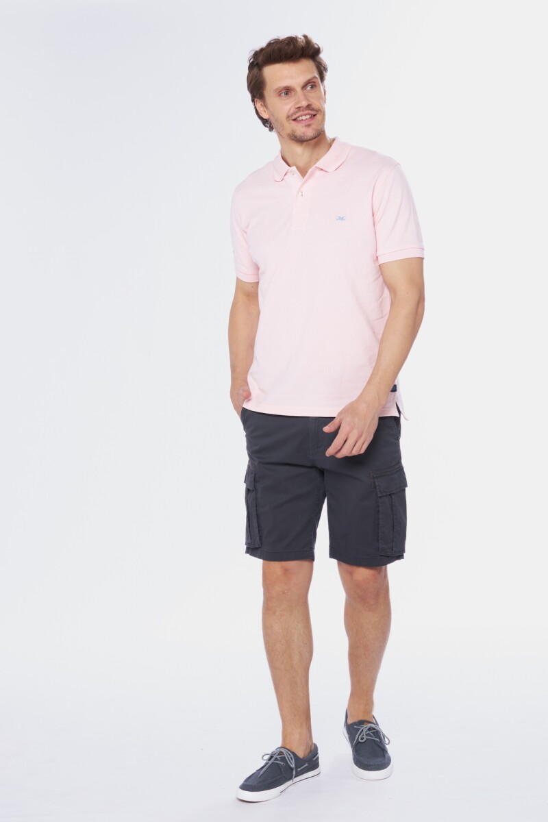 BERMUDA CARGO LIVIANA CON SPANDEX - Gris 