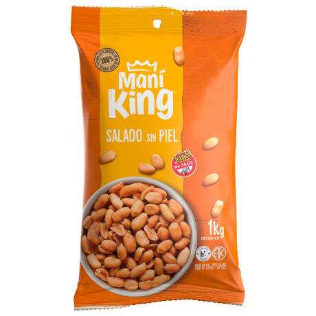 SNACK MANI PELADO FRITO KING 1K CON SAL SNACK MANI PELADO FRITO KING 1K CON SAL