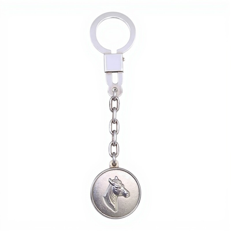LLAVERO CABALLO - PLATA plateadouniforme