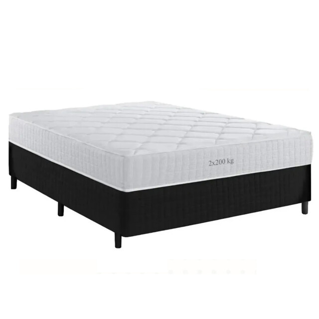 Sommier plaza y media - Espuma y Resortes MaxForce - 200Kg Sommier plaza y media - Espuma y Resortes MaxForce - 200Kg