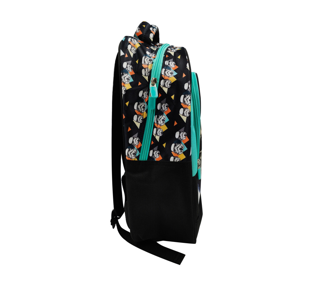 Mochila Star Wars Disney Negro Verde Agua Disney