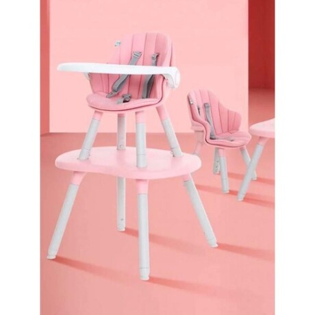 Silla de comer Bebesit Baby Desk 3 en 1 Rosa