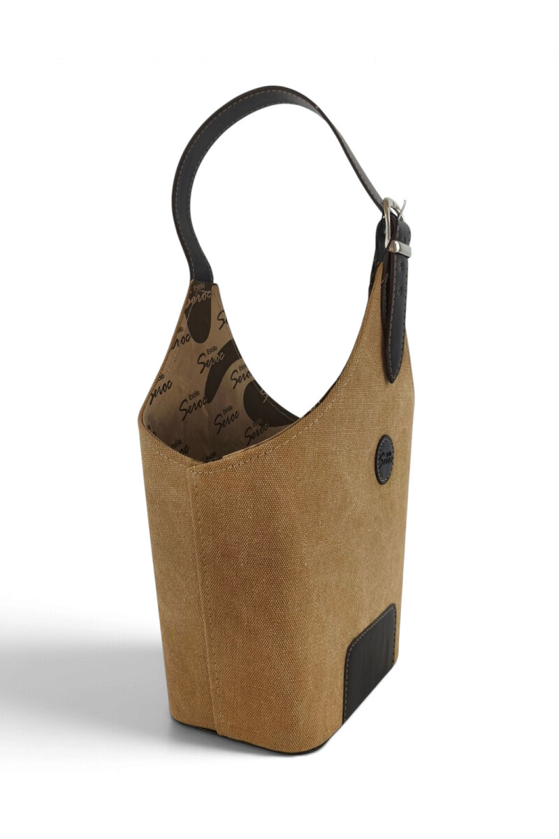 Matera canasto en lona Beige