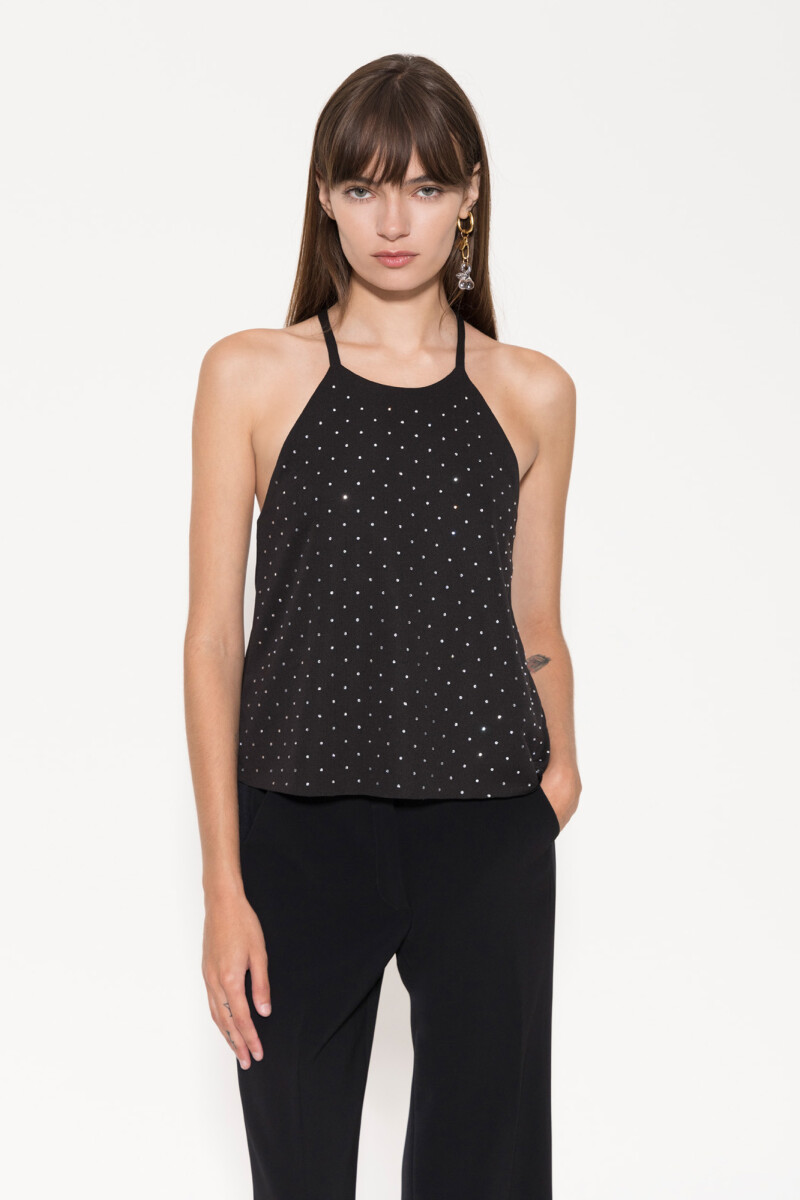 TOP MORA Negro
