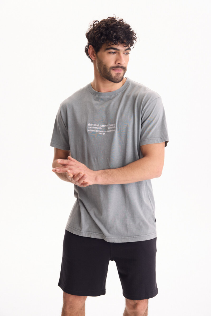 Remera Solar Gris