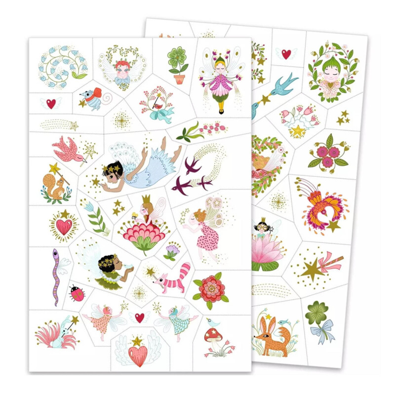 Tatuajes temporales Amigas Hadas Djeco Tatuajes temporales Amigas Hadas Djeco