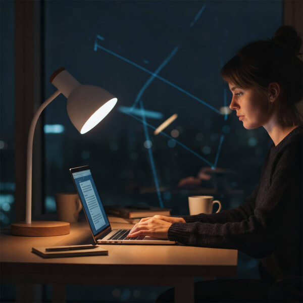 Lampara De Escritorio Velador Portatil Nordica Metal Madera Lectura IMBACK Color Blanco Lampara De Escritorio Velador Portatil Nordica Metal Madera Lectura IMBACK Color Blanco