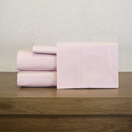 Juego Sábanas King Size Pilar 200 Hilos 100% Algodón Rosa