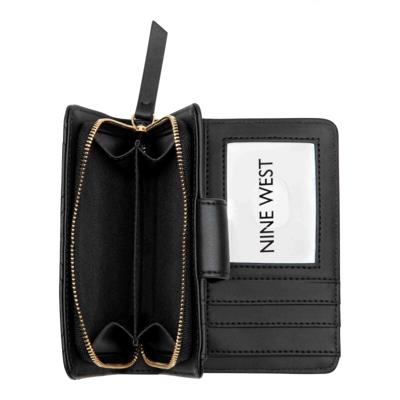 Small Leather Goods Harland French Wallet Black