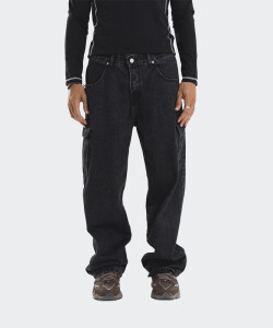 Pantalón Pulau Denim Cargo Negro