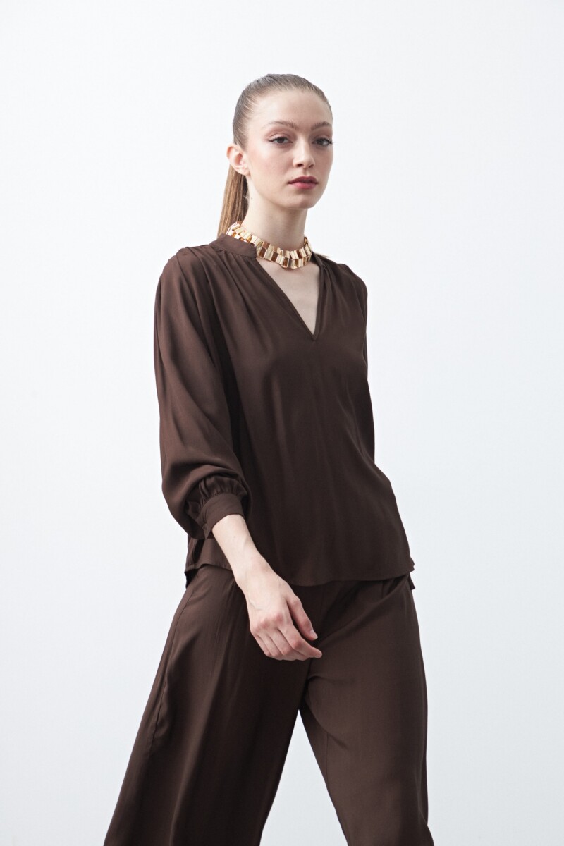 BLUSA SOHO Chocolate