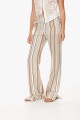 Pantalon Turin Stripe Beige