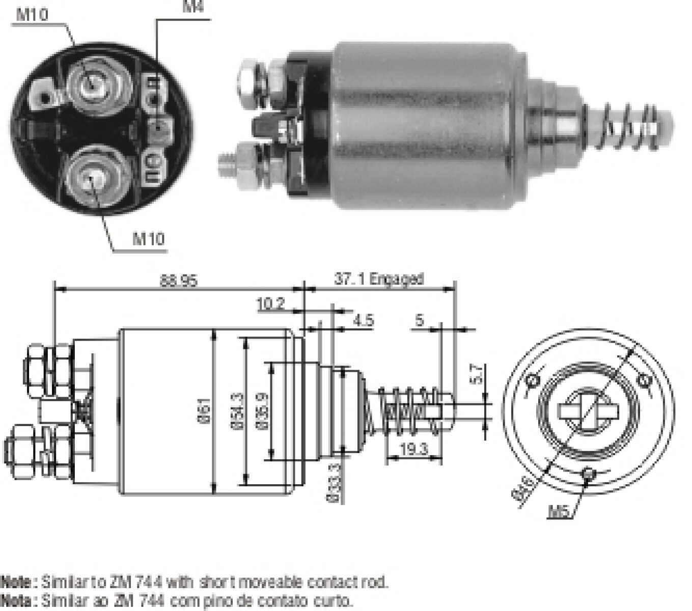 AUTOMATICO DE ARRANQUE - BOSCH M.BENZ 240D = ZM.731 ZM 