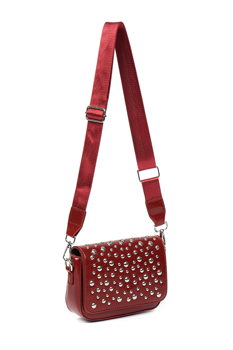 Bandolera Tela Bordeaux