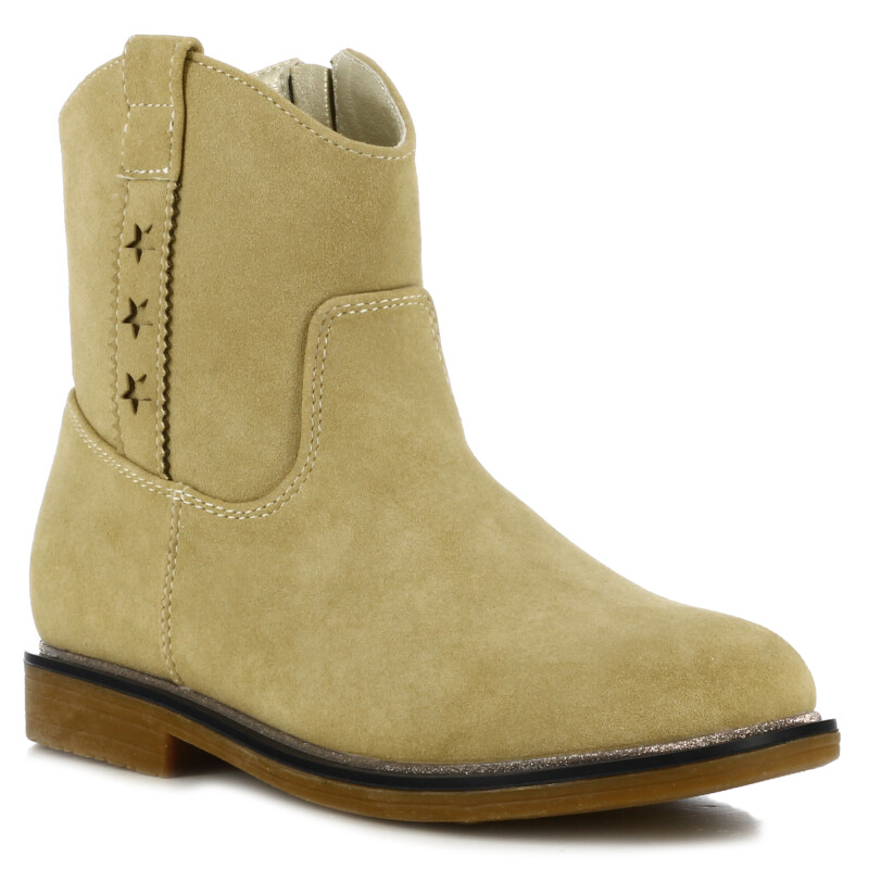 Bota de Niña Mini Miss Carol TEXI simil gamuza Beige