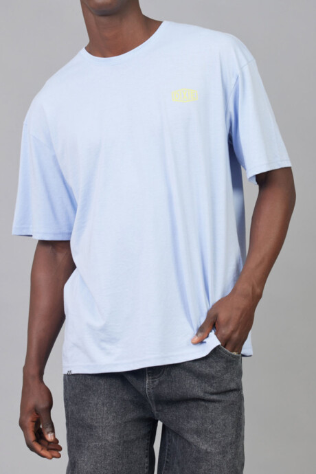 T-SHIRT AZUAI DIXIE Celeste