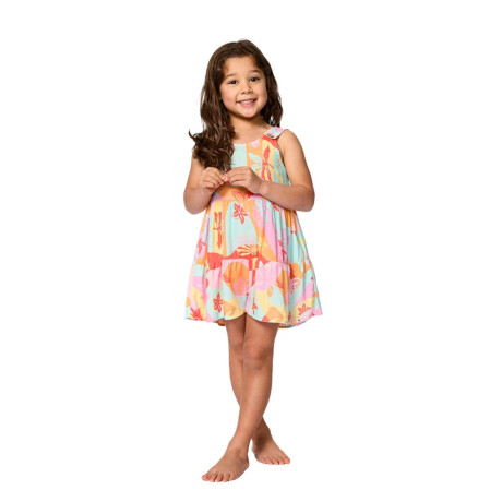 Vestido Rip Curl Island Days Romper Niña Multicolor