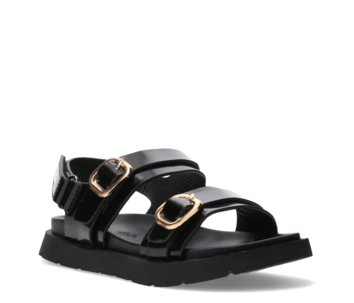 Sandalia RUBA con hebillas Black