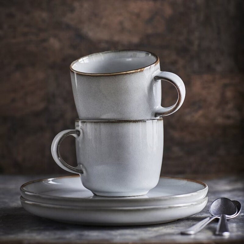 MUG CERAMICA 325ML GRIS ORGANIC MUG CERAMICA 325ML GRIS ORGANIC