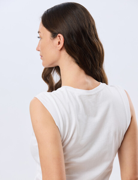REMERA LISA DE ALGODÓN Blanco