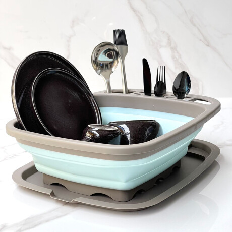 Escurridor de Platos Plegable Danny Home Largo 48cm x Ancho 38cm x Alto 15cm Escurridor de Platos Plegable Danny Home Largo 48cm x Ancho 38cm x Alto 15cm