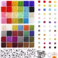 Juego de 35000 Cuentas de Vidrio Para Hacer Pulseras Juego de 35000 Cuentas de Vidrio Para Hacer Pulseras