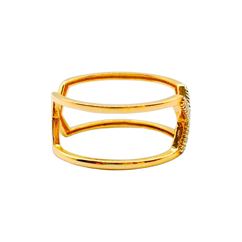 Anillo-Oro bajo-Piedra Zirconia-AN8040 conpiedra