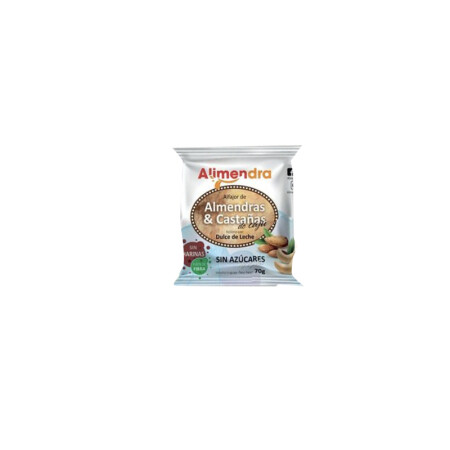 Alfajor de almendras y castañas con dulce de leche Alimendra Alfajor de almendras y castañas con dulce de leche Alimendra