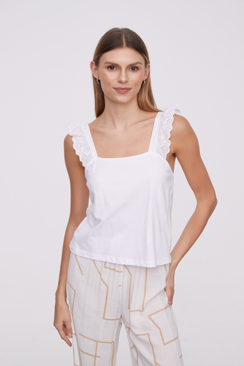 Musculosa Yumna - Blanco 