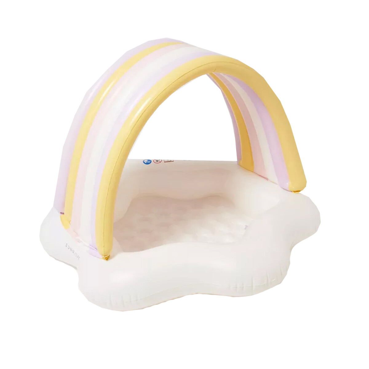 Piscina inflable bebes con techo UPF+ Sunnylife - Princess Swan 