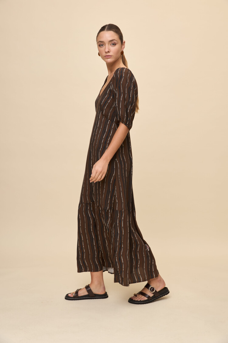 VESTIDO MAVA Chocolate