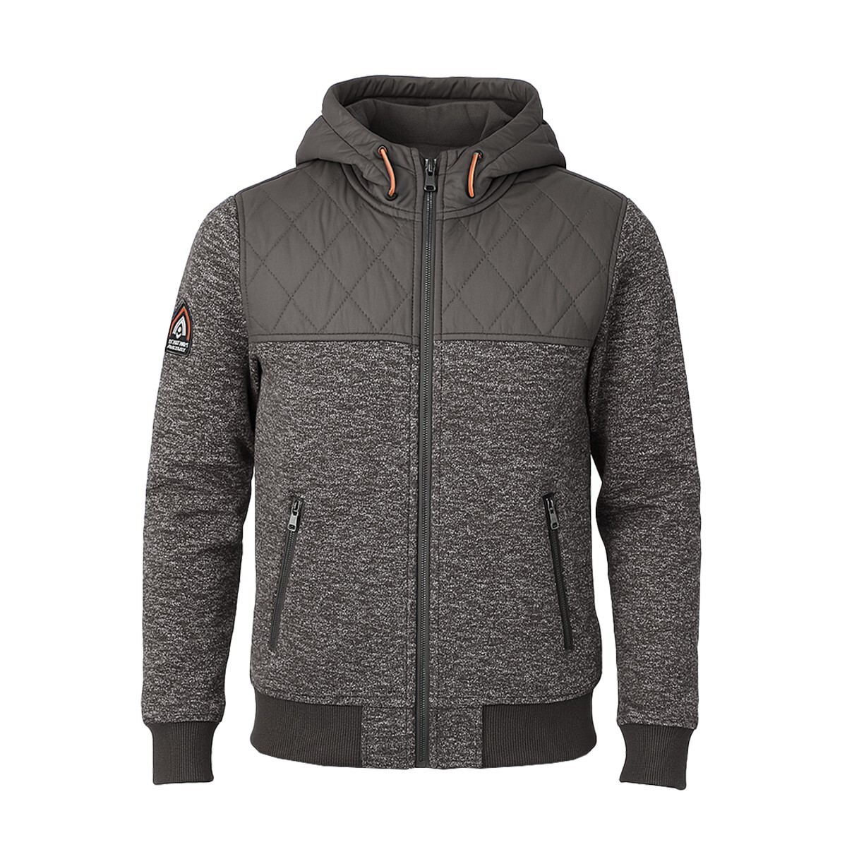 CAMPERA DE PUNTO GRIS S 