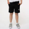 Bermuda Infantil Umbro Sides Kids Negro - Blanco