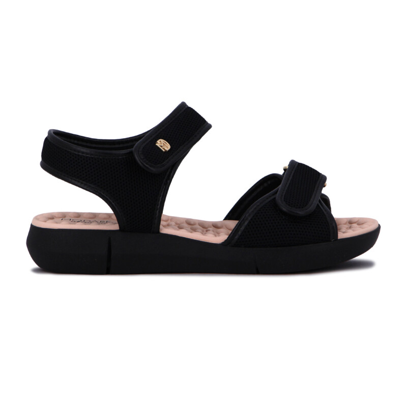 Modare Sandalia Unatira C/ Velcro Y Pulsera Negro