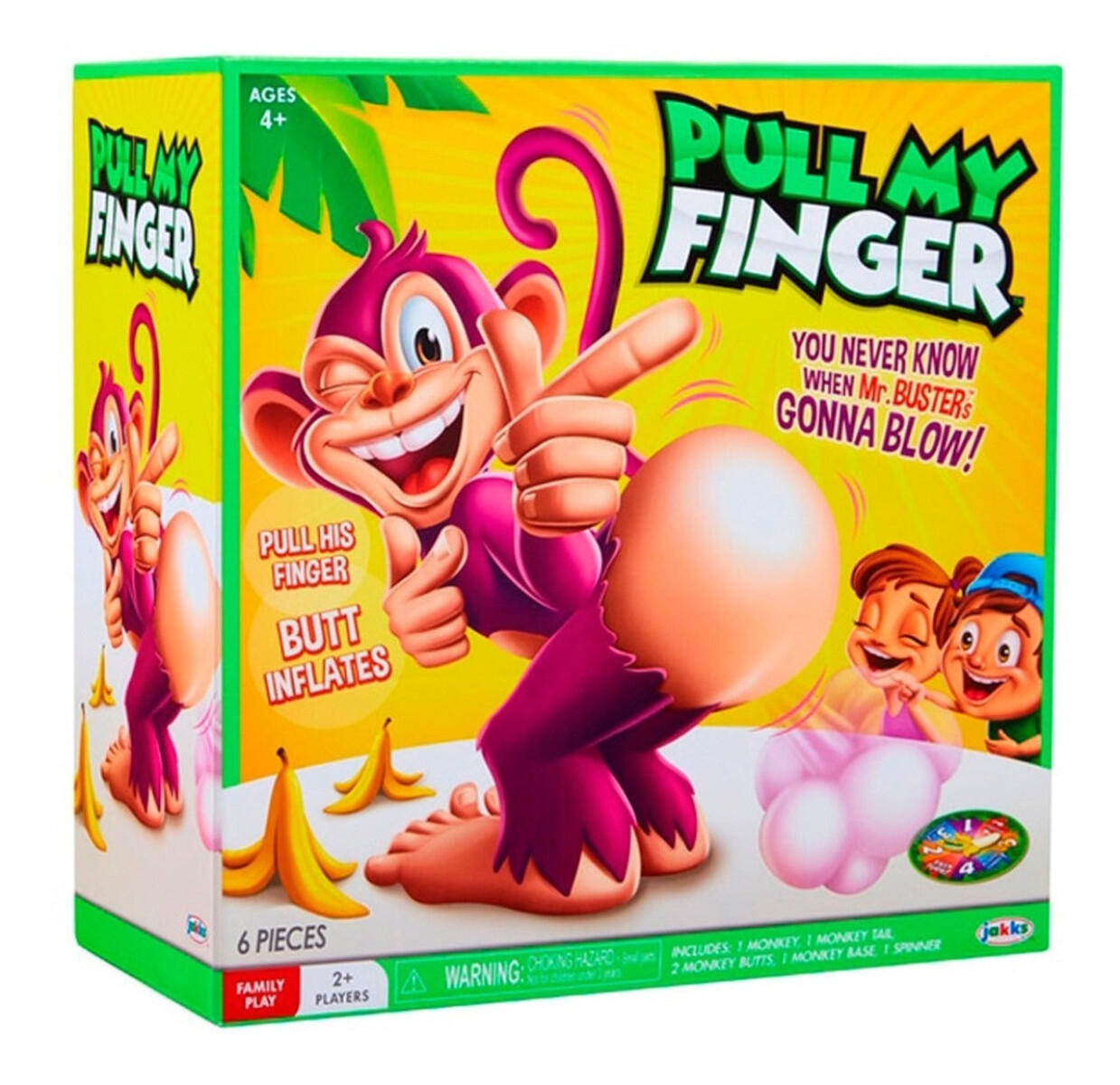 Mono Pull My Finger Original Juego De Mesa 