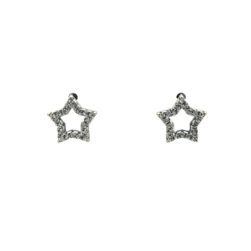 CARAVANA DE PLATA ESTRELLA CON CIRCONIAS 81921 L2d11296.1-x3