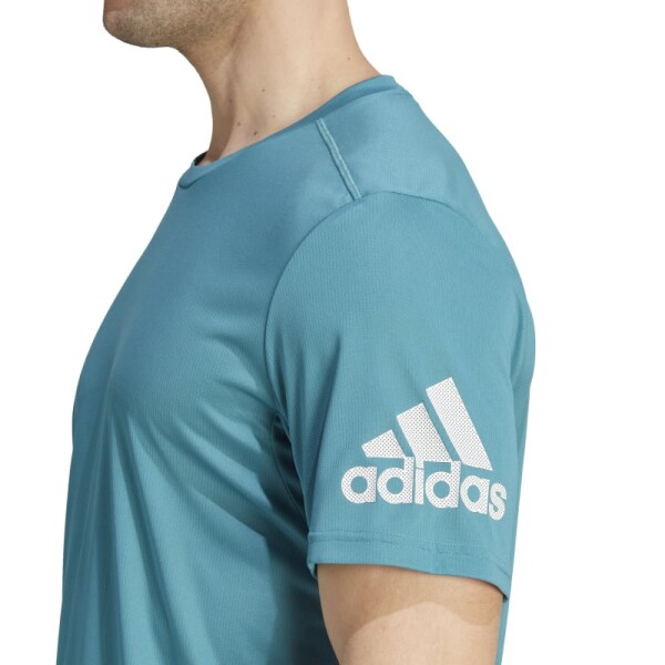 Remera Adidas Run It Azul