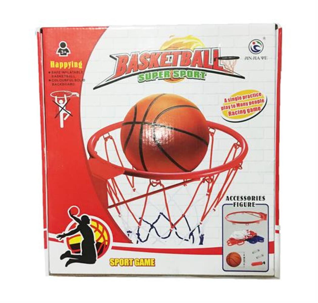 Aro De Basket Con Pelota 