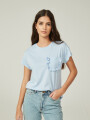 Remera Leeston Celeste Claro