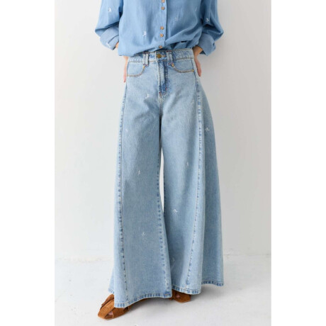 Pre Venta Jean Wide Xl Sports Celeste