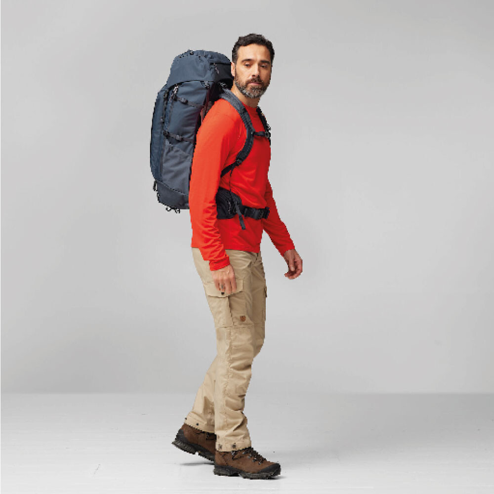 Mochila de Trekking Fjallraven Abisko Friluft 45 Litros Unisex Patina Green