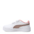 Championes de Niña Puma Carina 3.0 V Ps Blanco - Rosa Viejo
