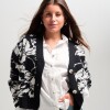 Saco Flower Slowly Beige/black