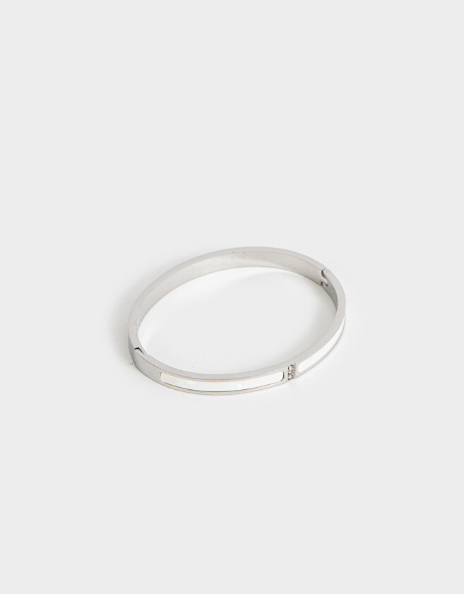 Pulseras Rígidas Premium Silver Pulseras Rígidas Premium Silver - Plateado